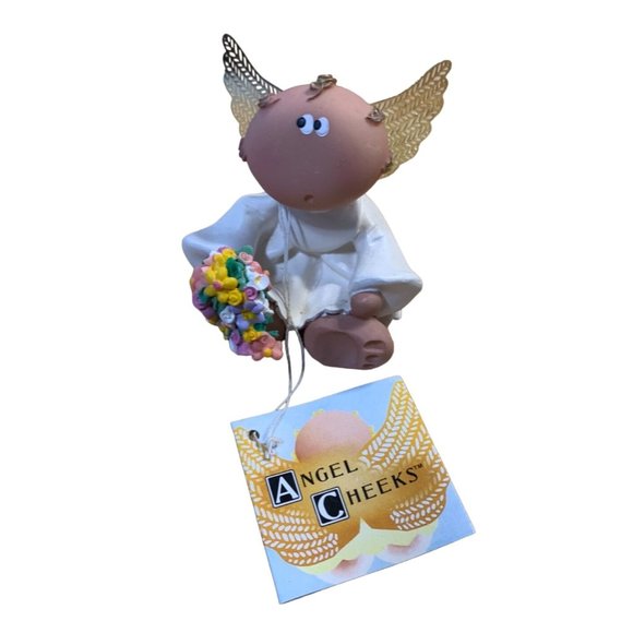 New Russ Angel Cheeks Maid of Honor 2001 Kirks Kritters Resin Hand Painted 21886 - Picture 1 of 5